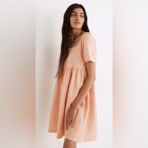 Madewell Peach Mini Dress